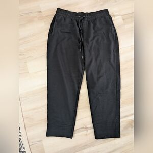 black fleece banana republic factory ankle length bottoms
